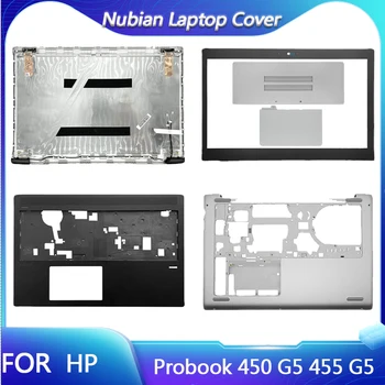 NOU Pentru HP Probook 450 G5 455 G5 Laptop Ecran LCD Back Cover Front Bezel zonei de Sprijin pentru mâini de Sus de Sus de Jos Cazul HDD-ul de Memorie Capac de Argint