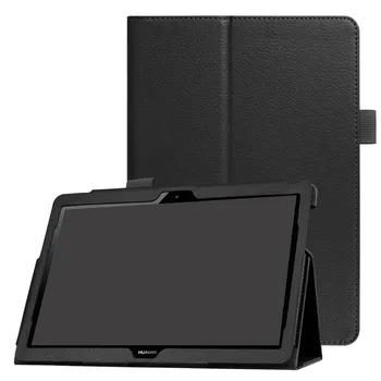 Nou Pentru Huawei MediaPad T5 10 Smart case Comprimat Piele Flip Cover Caz AGS2-W09 / L09 / L03 / W19 Tri-fold Acoperi Caz