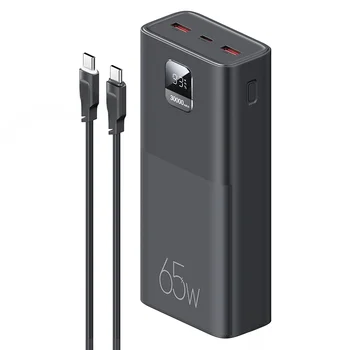 NOUA Putere Banca 30000mAh 2 USB Display Digital LED Acumulator Extern Portabil Încărcător Rapid Pentru Telefonul Mobil