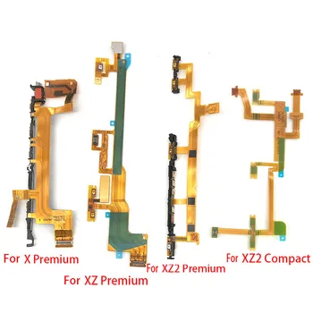 Noua Putere Butonul de Volum Cheie de Flex Cablu Pentru Sony Xperia X XZ Premium XZ2 Comppact XZ3 Parte Butonul de Piese de schimb