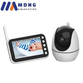Noul 4.5 Inch Wireless Baby Monitor cu Camera PTZ Copii Camere de Supraveghere Viziune de Noapte babyphones Monitor Portabil