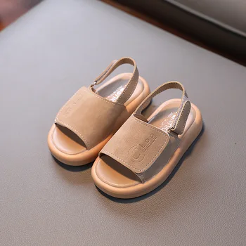 Nouă Copii Sandale pentru Baieti de Moda Pantofi de Vara 1-3-6 Ani Fete Deget de la picior Deschis Mat Pu Pantofi de Piele Sandale Papuci Copii