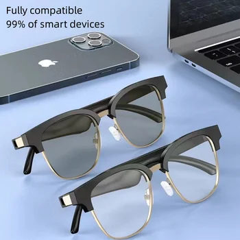 Ochelarii Smart Cască fără Fir Bluetooth 5.2 ochelari de Soare Sport în aer liber Cască Muzica apeluri Hands-free și Soarele de Protecție Sunglasse