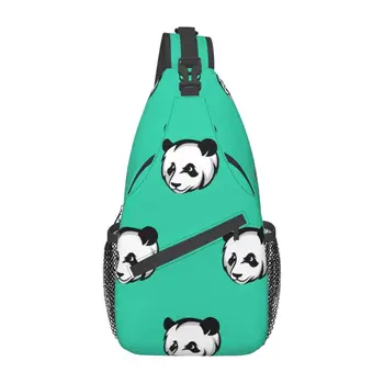 Panda Imprimare Sling Rucsac Eco Piept Sac De Mici Drumeții Daypack Model De Turism De Sport În Aer Liber Sac Rucsac Barbati Femei