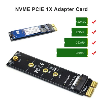 PCIE la M2 Adaptor NVMe SSD M2 PCIE X1 Fonduri PCI-E M Cheie Conector Suporta 2230/2242/2260/2280 M. 2 SSD Pcie