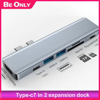Pd Hub-uri 4k Thunderbolt 3 Adaptor Dock compatibil HDMI Cu Tf, Sd Cititor Slot Pd Usb de Tip C Dock Pentru Pc Laptop Usb de Tip C Hub 4k
