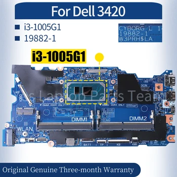 Pentru Dell 3420 Laptop Placa de baza 19882-1 02HKD4 i3-1005G1 Notebook Placa de baza