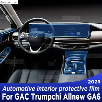 Pentru GAC Trumpchi Allnew GA6 2023 cutie de Viteze Panoul de Navigare Interior Auto Ecran de Film Protector de pe TPU Anti-Zero Autocolant