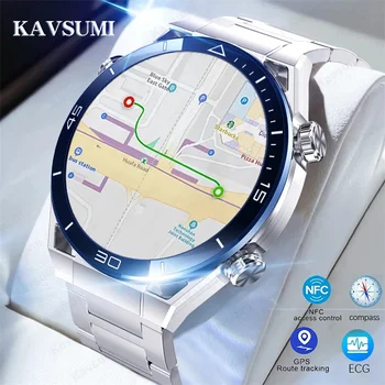 Pentru Huawei Ceas Inteligent GPS Oameni de 1,5 Inch 454*454 rezoluție HD de Voce de Asteptare NFC Ceasuri Busola IP68 rezistent la apa ECG Smartwatch