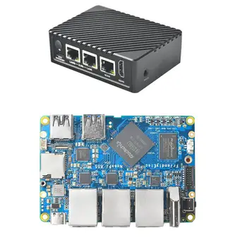 Pentru NanoPi R5S Router 4G+16G RK3568 Consiliul de Dezvoltare OpenWRT -Compatibil 2.0 2.5 G de Rețea Gigabit Port Mini Router