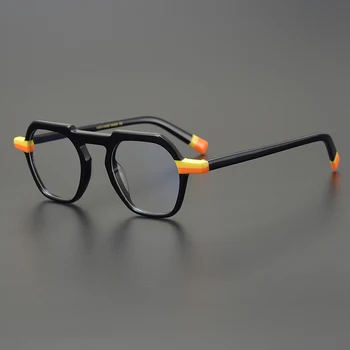 Personalizate acetat de rama de ochelari femei TOP calitate lucrate manual optice, ochelari de Miopie lectură bărbați ochelari de vedere baza de prescriptie medicala