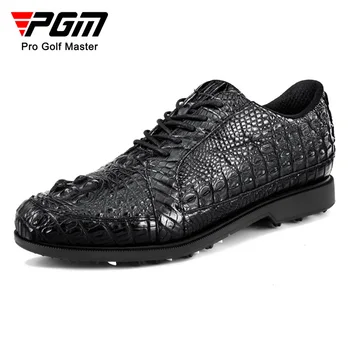 PGM Barbati de Golf, Pantofi de piele de crocodil Impermeabil Anti-Alunecare Pantofi Sport Bărbați Respirabil Adidași XZ204