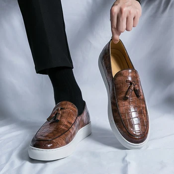 Piele naturala piele barbati pantofi pantofi de Vara rochie de Afaceri pantofi casual în aer liber tv cu pantofi de Moda talpă moale de conducere pantofi