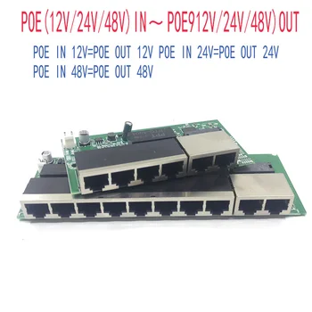 POE12V-24V-48V POE12V/24V/48V POE OUT12V/24V/48V poe switch 100 mbps POE poort;100 mbps UP Link-ul de poort; poe alimentat comutatorul NVR