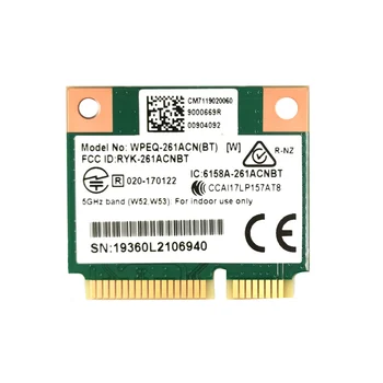 QCA6174 WPEQ-261ACN(BT) placa WIFI 802.11 AC 867M QCA6174 Bluetooth 4.2 WIFI 5 Mini PCIe Card Wireless