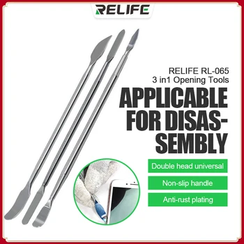 RELIFE RL-065 3 in1 Deschiderea Instrumente Anti-rugina Placare Aplicabile pentru demontare Potrivit pentru Telefonul Mobil/Tableta/Notebook-uri/IPad