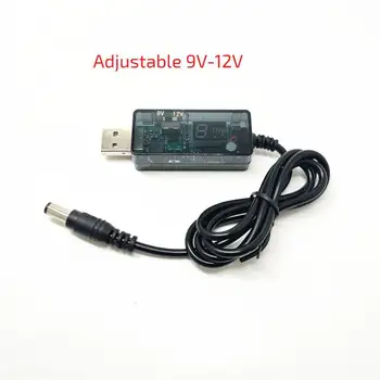 RYRA USB Cablul de Alimentare DC 5V La 12V 9V Putere de Ridicare Cablu Adaptor Pentru Rutare WIFI Cablu Adaptor USB, Conector 2.1x5.5mm Plug