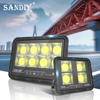 SANDIY Proiector 300W Putere Mare de 100W, 200W 500W lumina Reflectoarelor pentru Clădire Pătrată de Perete Exterior Patio în aer liber de Iluminat AC110V 220V