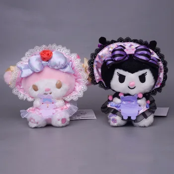 Sanrio Kawali Kuromi Hello Kitty Melodia Mea Cinnamoroll Perna Piersic Pluș Jucării de Pluș Breloc Umplute Papusa pentru Copii cadouri