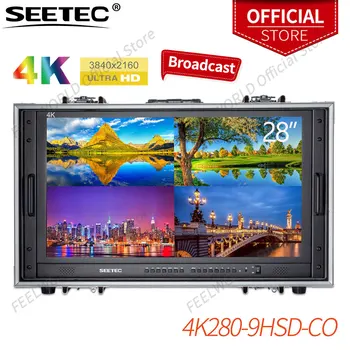 Seetec 28 Inch 4K Broadcast Monitor pentru Monitorizare CCTV de a Face Filme Ultra HD Transporta pe LCD Director Monitor 4K280-9HSD-CO
