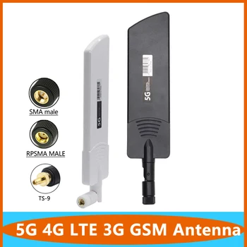 Semnal Spori 5G 4G LTE 3G GSM Rață de Cauciuc Wireless Aeriene 600~6000Mhz Omni Externe Router WiFi Antena Cu SMA Male TS9