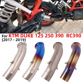 Slip-on Pentru KTM RC390 DUKE 125 250 390 2018 2019 RC 390 Motocicleta de Evacuare de Evacuare Mijloc Link-ul de Țeavă Moto Conexiune 51mm toba de Eșapament