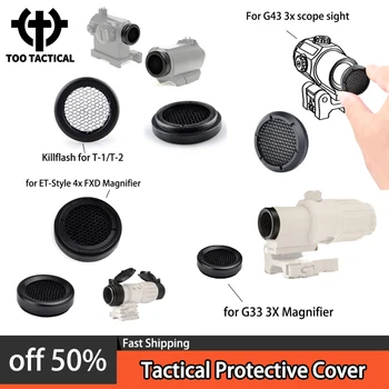 Tactic Metalice Capac de Protecție Pentru G33 G43 Anti-reflexie Parasolar 4x FXD Magnifie Capac Scop Acoperă Accesorii de Vânătoare
