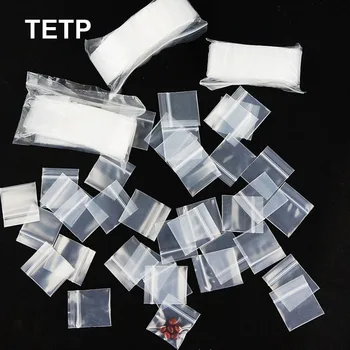 TETP 500Pcs Transparent Mini Genti Îngroșa Acasă de Călătorie Portabil Bijuterii Cristal Cadou Depozitare Ambalare Pungi cu Ridicata