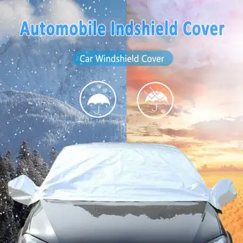Universal Jumătate de Mașină Acoperă partea de Sus la Soare pe Acoperiș, UV/Ploaie de Protecție rezistent la apă în aer liber Auto husa Iarna Parbriz Auto Zăpadă