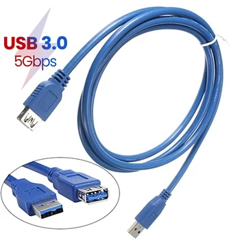 USB 3.0 Cablu de Extensie USB de sex Masculin la Feminin Cablu 5Gbps de Transfer de Date Extender Cablu pentru Imprimantă, Tastatură, Mouse-ul Flash Drive