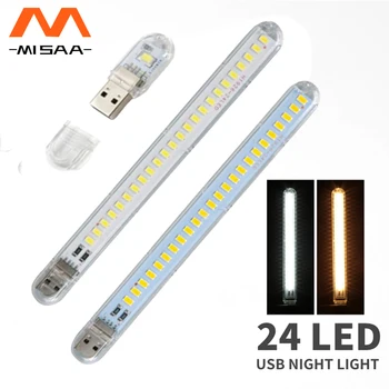 USB LED Cartea Lumini Mini Portabil Usb cu Led-uri de Lumină Ultra Luminos R de Putere Mobil de Încărcare USB Lampa de Noapte Iluminat Interior Lumina de Noapte