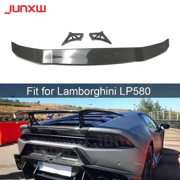Uscat Fibra de Carbon Spate Spoiler Portbagaj Aripi Caz pentru Lamborghini Huracan LP610 LP580 2014-2018 GT Stil de Styling Auto FRP Grund
