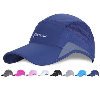 Ușor Respirabil Sapca Unisex Plasă Pălărie Sport Reglabile Cap Iute Uscat Pălărie Pălărie De Soare Trucker Hat