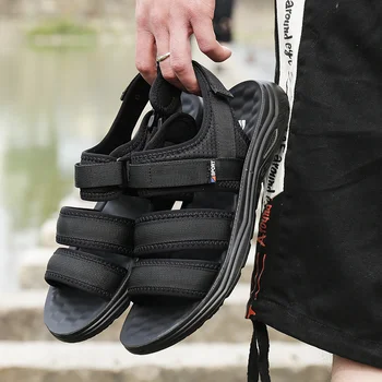 Vara sandale barbati fashionstudent sport respirabil fund moale pantofi de plajă în aer liber panza moale confortabil