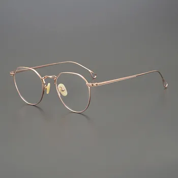 Vintage Polyonal Rama De Ochelari Bărbați De Înaltă Calitate Japonia Designer Optice, Ochelari De Miopie Miopie Femei Ochelari De Vedere Baza De Prescriptie Medicala