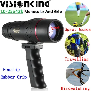 Visionking Handheld Portabil 10-25x42 Putere Zoom Monocular FMC Impermeabil Pentru aer liber Birdwatching care pleacă de Camping Telescop