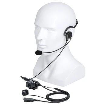walkie talkie 7.1 mm conducție osoasă Cască Cască Microfon cu Degetul Microfon și U94 ASV pentru Sepura Stp8000 Stp8030