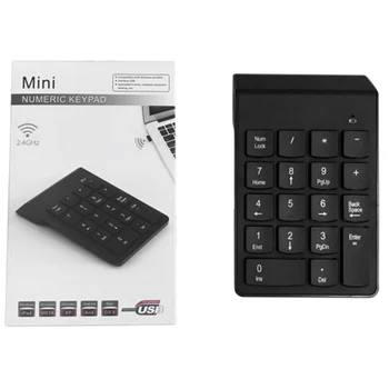 Wireless 2.4 Tastatura Numerică 18-Cheie Tastatură Bluetooth Birou Mini Tastatura Potrivit pentru Afaceri Lucrătorilor de Birou