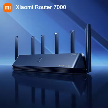 Xiaomi Router 7000 Gigabit Rețea Rapid 8-cale de Amplificator de Semnal NFC Coliziune Conexiune 2,5 G Port de Rețea 1GB LargeMemory