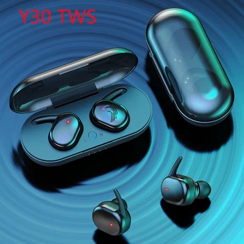 Y30 TWS Bluetooth Headset Sport Cască Display Digital Mini set cu Cască Bluetooth Wireless 5.0 Atinge Cască PK Y50 A6 E6 E7 i7