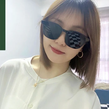 Yuumi Londi ochelari de Soare Pentru Femei, Barbati Negru Ochelari ochi de Pisica MGlasses Spion de Moda Supradimensionate de Lux de Designer de Brand Jennie Coreea
