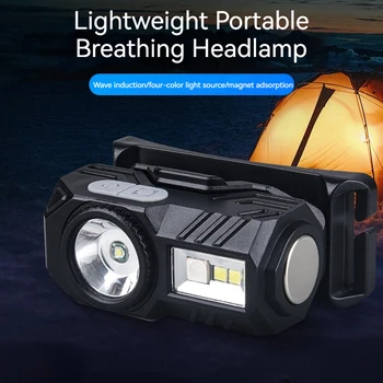 ZBCNCT LED-uri Senzor de Lumina Farurilor Lanterna Exterior Impermeabil Pescuit de Noapte Farurile cu Magnet Lampa de Avertizare Capac Clip Lumini