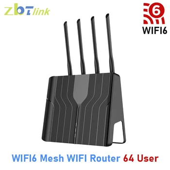 Zbtlink WIFI6 Plasă de Router WIFI de Rețea fără Fir Openwrt 1800Mbps USB3.0 DDR3 256MB 3*LAN MI-MIMO 2.4 g 5.8 g Antenă pentru 64 de Utilizator