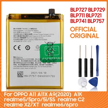 Înlocuirea Bateriei BLP711 BLP741 BLP757 BLP721 BLP729 BLP727 Pentru Oppo Realme A1K A11 A11X A9C2 X2 XT 5 6 pro/5i/5S