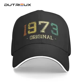 Șapcă de Baseball Pentru Femei Barbati Personalizate Vintage-a Născut În 1973 Reglabil 49 Ani 49 ani Tată Pălăria în aer liber
