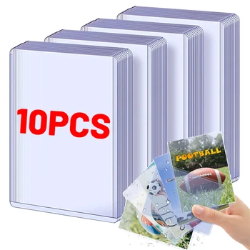 PVC Transparent Toploaders Mâneci de Protecție pentru Colectie de Tranzacționare de Baschet Carduri de Sport 35PT Joc Cartelei Caz 10x7cm
