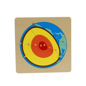 ADENA Materiale Montessori Zonă Culturală Jucării Pământ Puzzle Grădiniță Instrumente de Geografie Echipamente